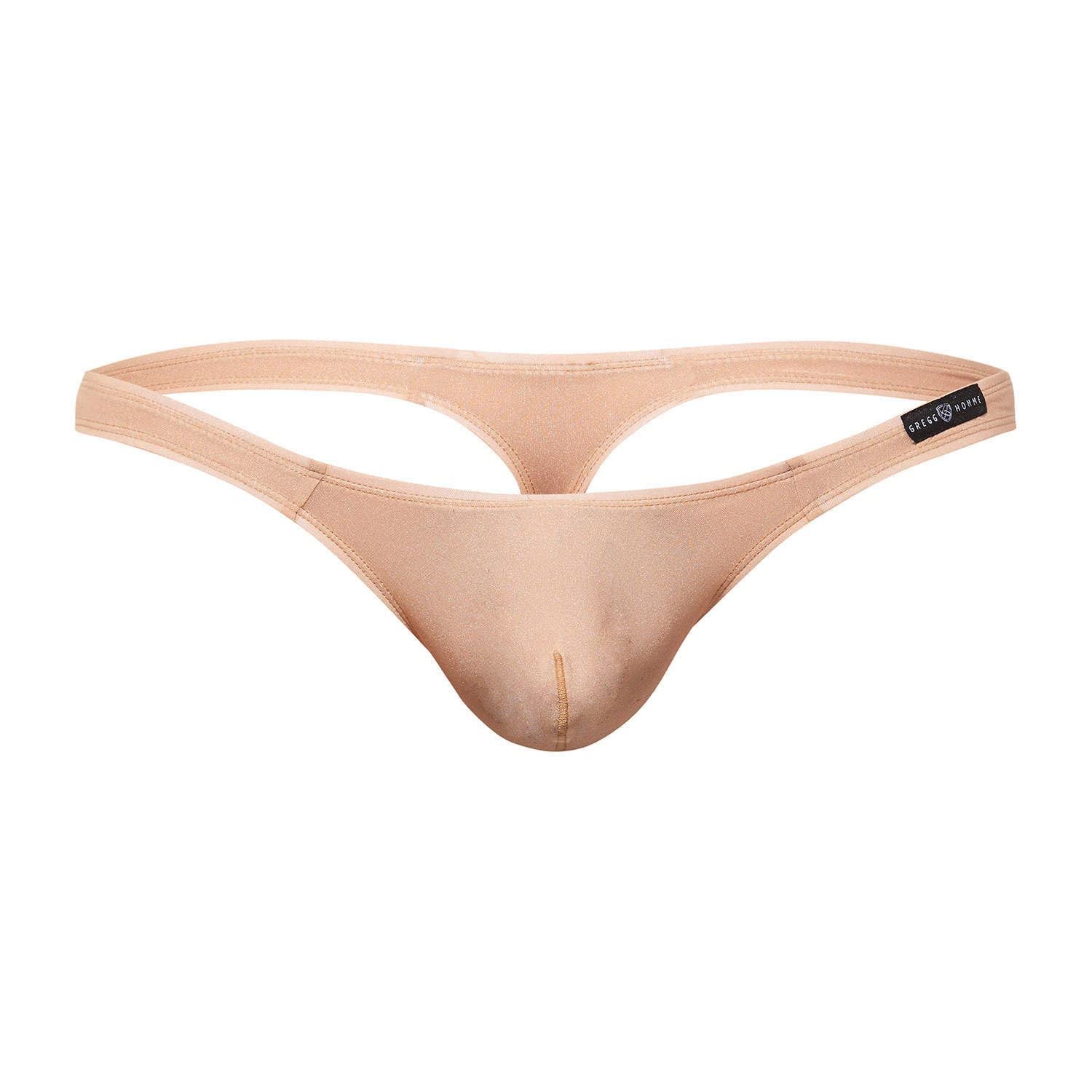 Gregg Homme Men's Beige Underwear, Torridz Thongs, Size L, Pack Of 1