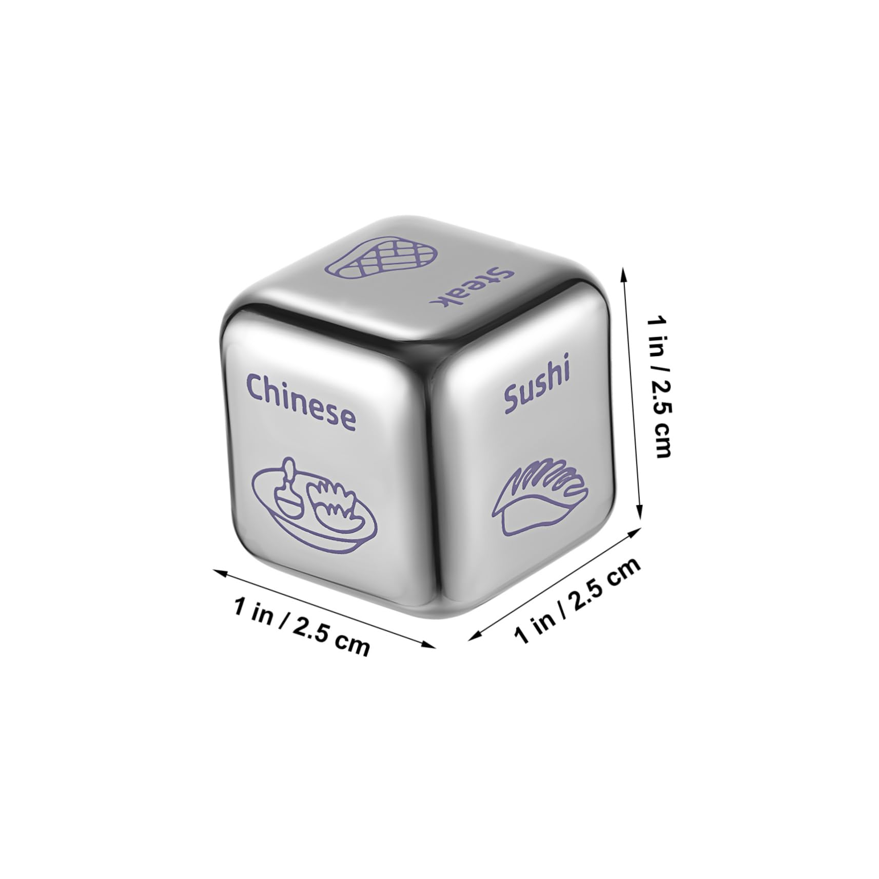 SUPVOX Food Decision Compact Meal Planning Tool for Families Food Lovers Present for Christmas Special Occasions Unique Dining Experience Prop