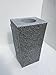 Granite Vase Tapered (5"x4"x9") Gray