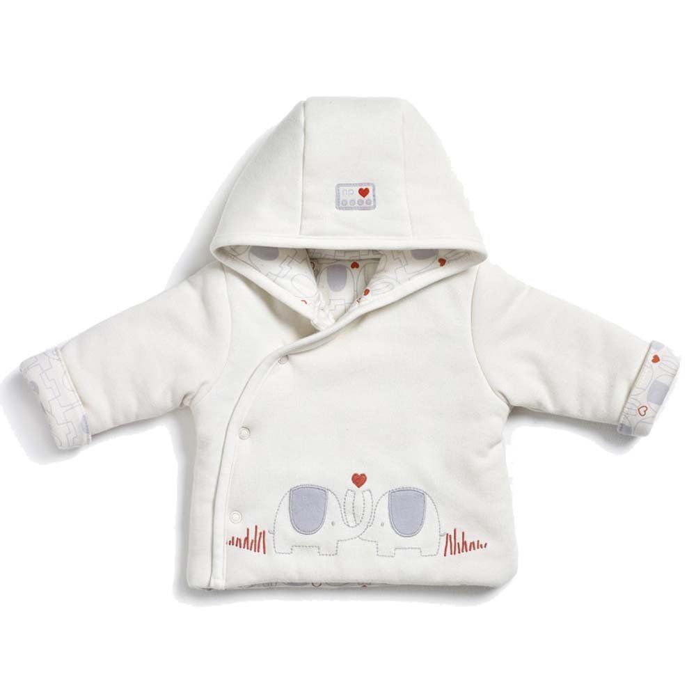 SuzyNatures Purest My 1st Friend Organic Cotton Padded Jacket 3-6 Months Cream