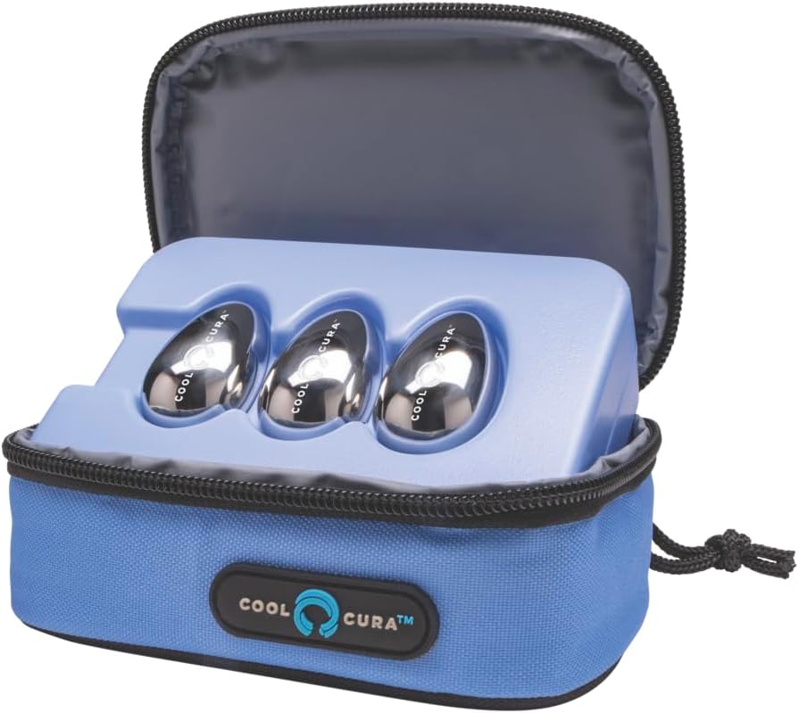 Ice Pod Cooler Set 3-Pack, Relax with Feng Fu Ice Therapy, Compatible with the Cool Cura Go Neckband, Headache Relief, Stress Relief, Anxiety Relief Items, Self Care, Ice pack Gadgets