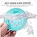 Parliky 4pcs Silicone Pet Food Can Covers Safe Flexible Dog Cat Can Lids Dishwasher Safe Fit for Wet Food Storage Assured Quality No Smell for Pet Supplies