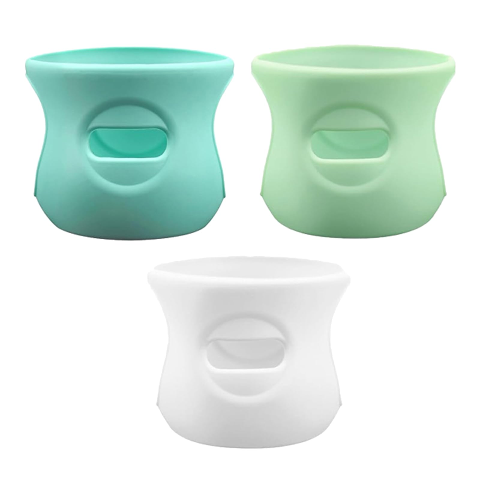 of 3pcs / 1pc Protective Silicone Covers for Glass Bottles Shatter Proof Holder Case Sleeve 120 / 240ml Bottle Holder Case