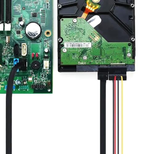 Cable SATA y Divisor de Energía SATA (4 unidades) 6 Gbps miniatura 4