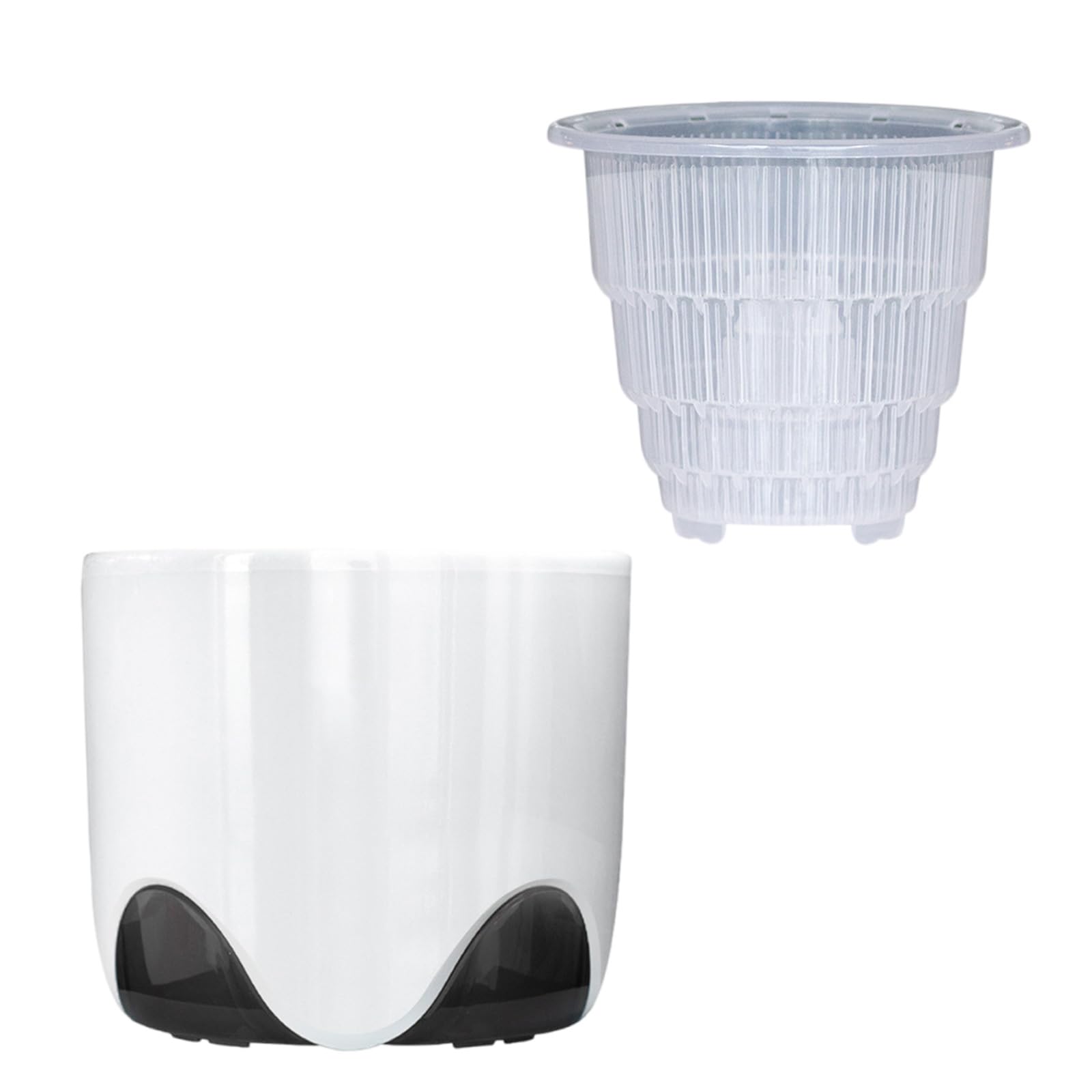 HDOYTXXM Modern Ventilated Orchids Container Promoting Root Systems and Effective Drainage Function Modern Homes Decoration Plant Pots