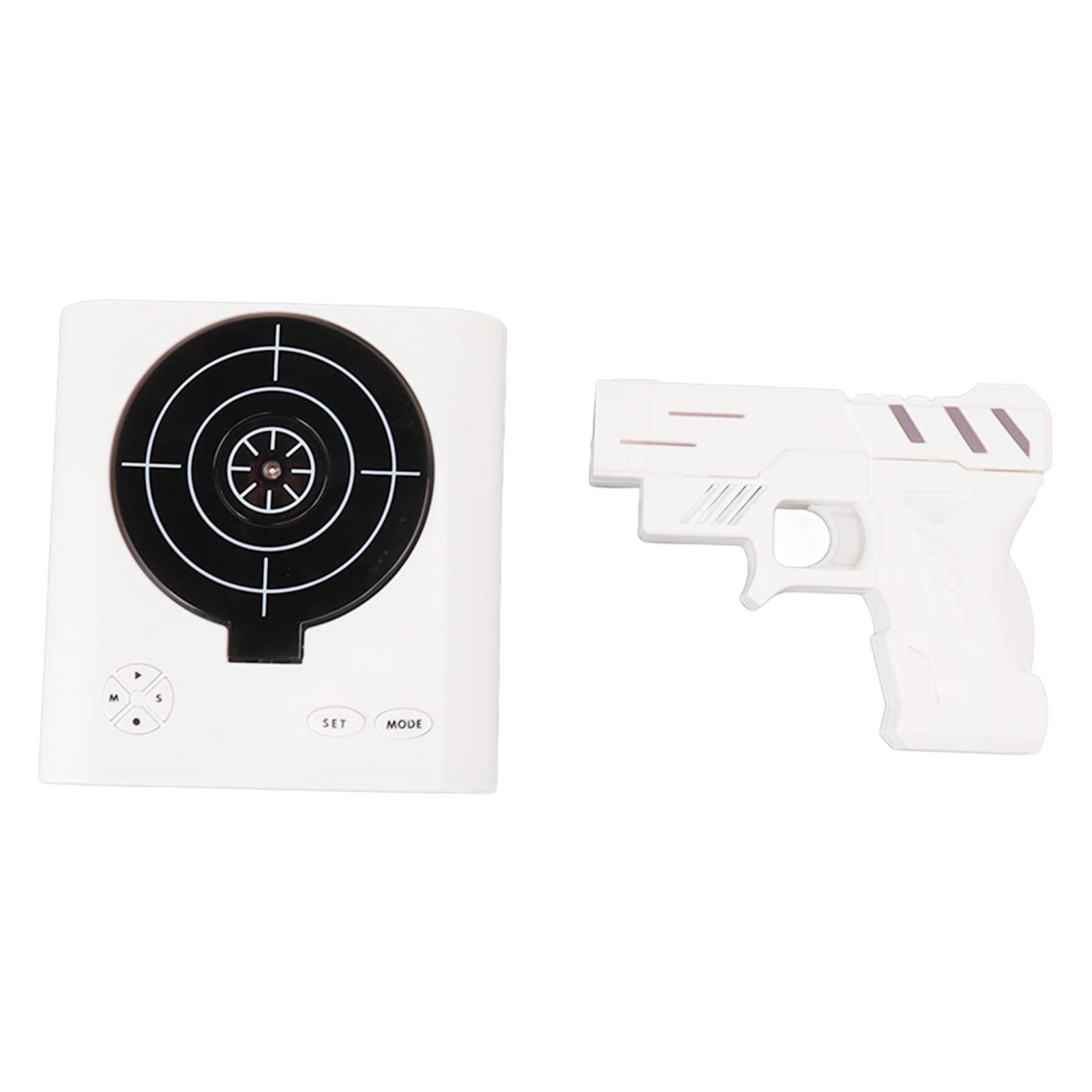 Eujgoov Shooting Target Digitaler Wecker, LED-Display, 2 Alarmmodi, Kreative Uhr für Schlafzimmer, Schwere Schläfer, Heimdekoration