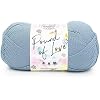 Lion Brand Yarn Pound of Love, Large Value Yarn for Knitting, Crochet, and Crafts, Cadet, 1 Pack