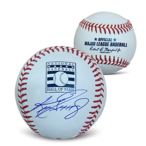 Ken Griffey Jr Autographed Hall of Fame Logo HOF Signed Baseball ...
