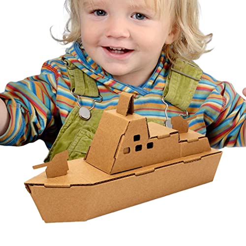 Casa de | Forte de ão para crianças | Paper Toys DIY Making, Crisp KT Board, Cultive Concentration,