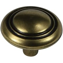 Silverline K2002-AE Cabinet Hardware Knob 25 Pack 32 x 23H mm Antique English