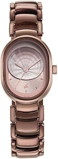 Fastrack Uptown Retreat Quartz Analog Brown Dial Brown Metal Strap Watch for Girls - NT6274QM01