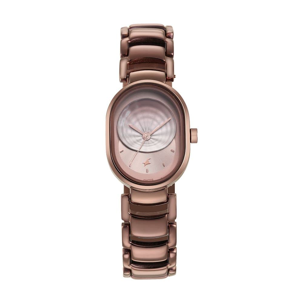 Fastrack Uptown Retreat Quartz Analog Brown Dial Brown Metal Strap Watch for Girls - NT6274QM01 - Review, Price and Buying Guide