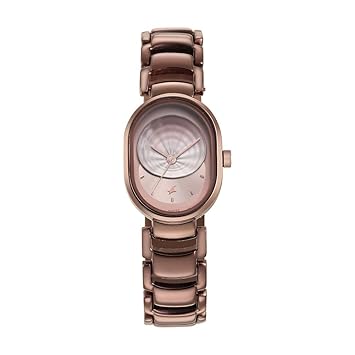 Fastrack Uptown Retreat Quartz Analog Brown Dial Brown Metal Strap Watch for Girls - NT6274QM01