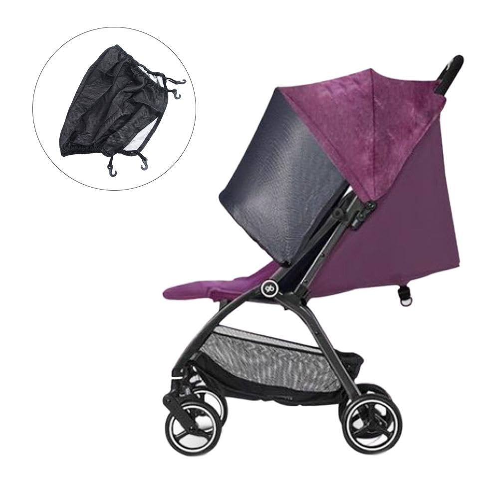 Leadigol Baby Stroller Sun Shade, 70x70cm Universal Baby Stroller Elastic Band Sun Shade Cover, Windproof Waterproof UV Protection Cover for Outdoor