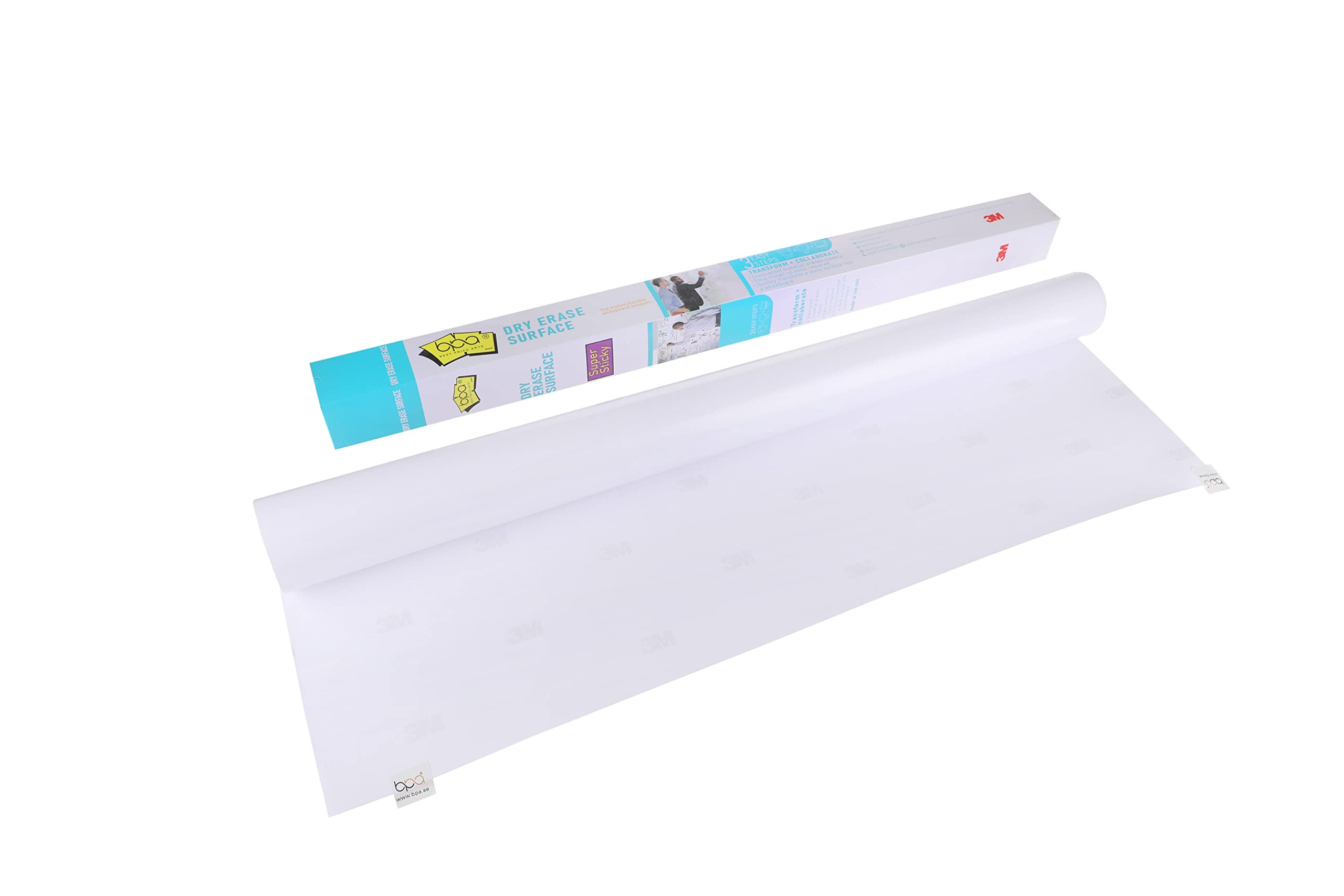 Buy bpa 3M Post it Dry Erase Whiteboard Film Surface for Walls, Doors