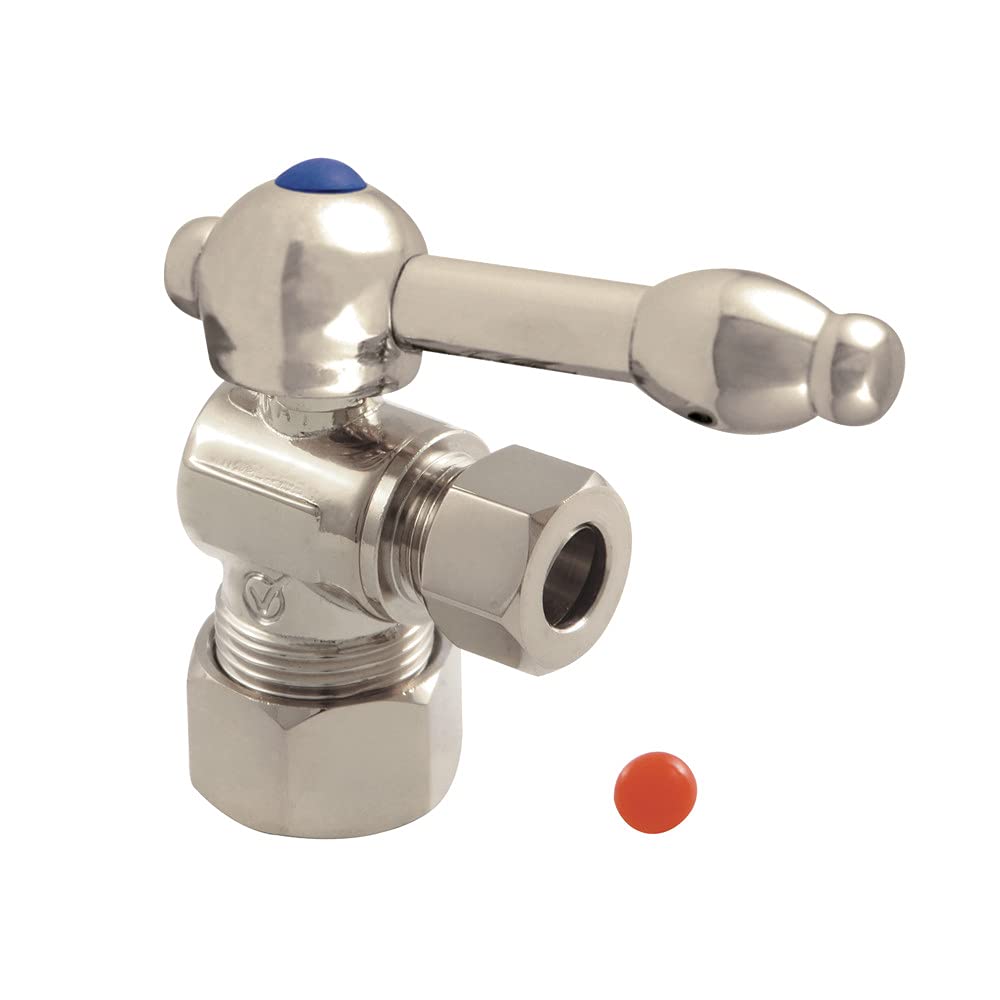 Tope de ángulo Kingston Brass para renovar las llaves de paso del baño moderno