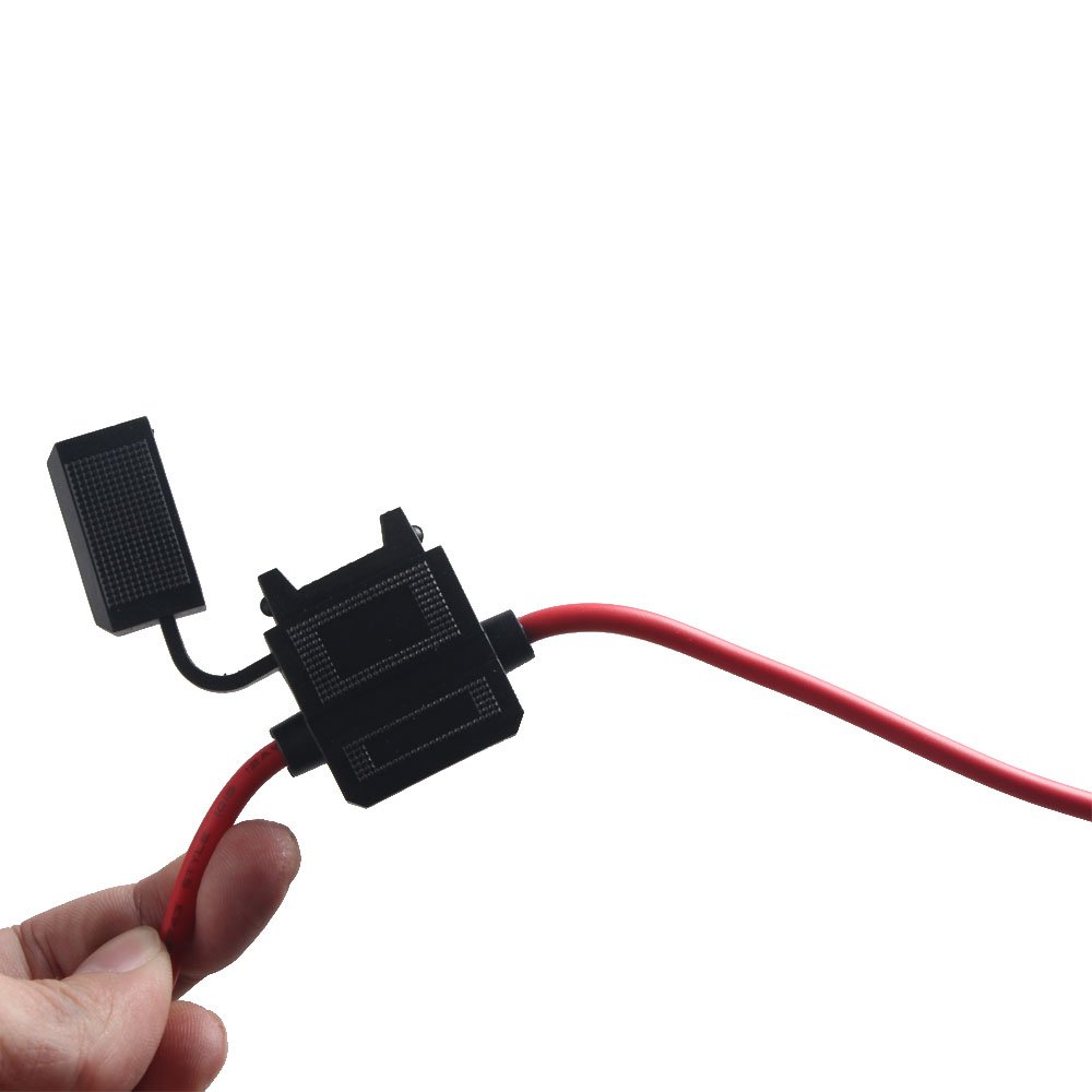 E Support 5 Portafusibili Per Auto 30 A – Fusibili Piatti Impermeabili Con Telaio Incapsulato – AWG Inline