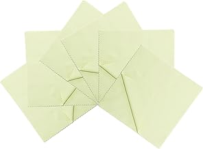 6 Pieces Silver Cleaning Cloths Jewelry Reusable Silver Cleaning Cloth for Copper, Sterling Silver, Silver, Gold, Plati