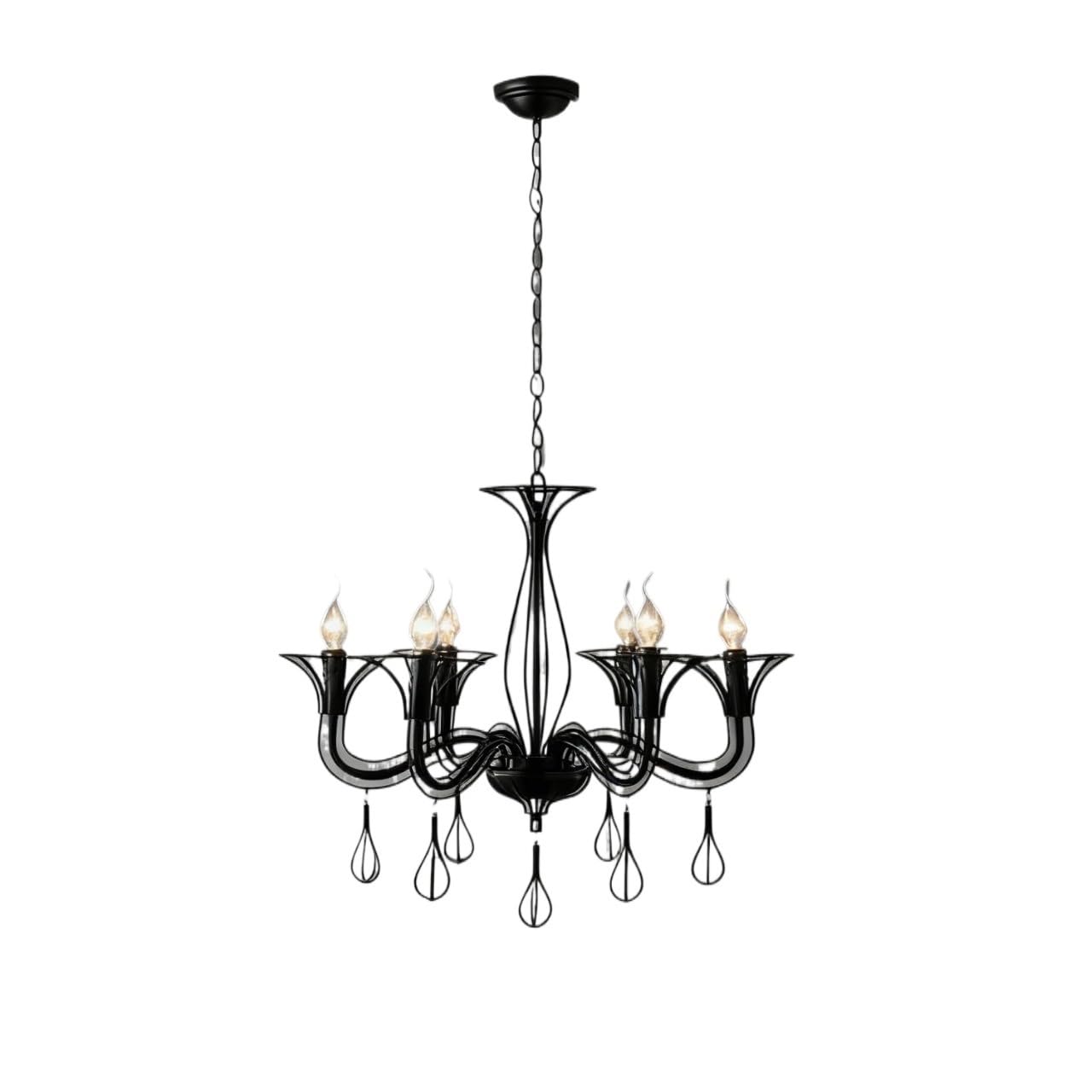 JUAKSQZYI Chandeliers 5 Lights French Country Chandeliers Metal Pendant Chandelier Pendant Light Fixture for Island Kitchen Farmhouse