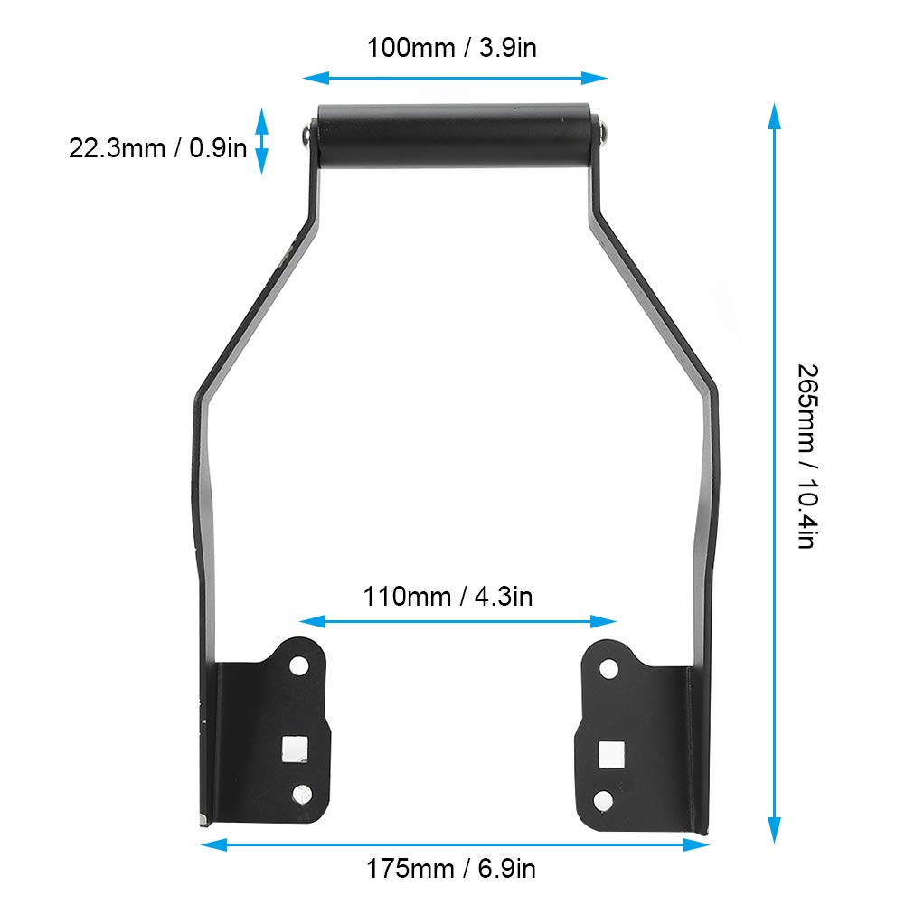 Aramox - Soporte de Navegación GPS para Motocicleta de Aleación de Aluminio, Soporte para Teléfono Móvil con GPS, Compatible con F750GS F850GS 17-20