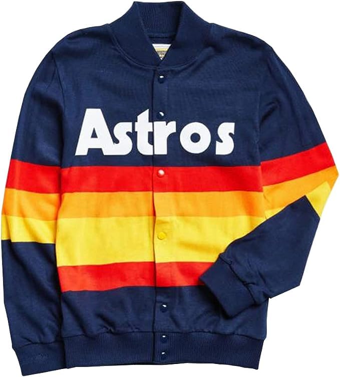 Kate Upton Rainbow Stripe Blue Wool Jacket