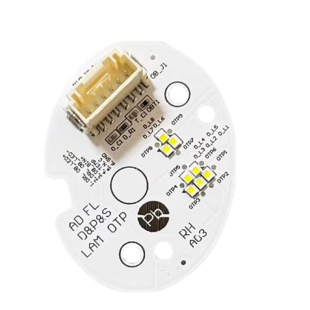 Jiiyp Right Side Chip Lighting Driver For Hyundai For Elantra Car Daytime Running Lights Drl Chip Led Light Source Module Board White(Right Side Chip)