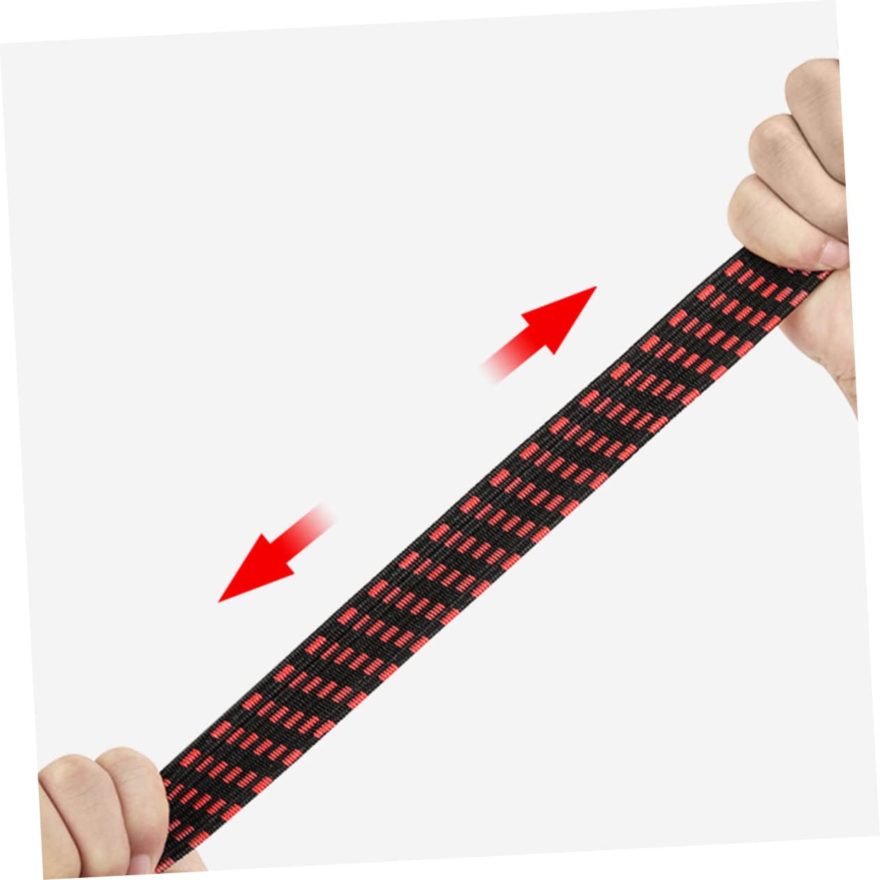 Cuerda de salto bungee para bicicleta, correas de equipaje para maletas anchas, trinquete de bicicleta, correa de amarre, cuerda elástica, banda elástica, mosquetón, correa de cuerda elástica (rojo