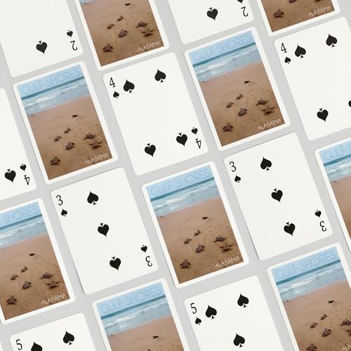 Baraja de 52 cartas Poker Tamaño Gulf Shores miniatura 4