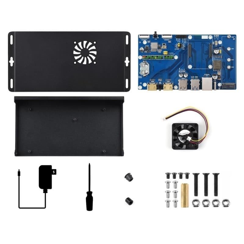 (CM5-POE-BOX-A (UK)) Computing Module 5 IO Board with PoE Functionality, Compatible with All CM5 Models