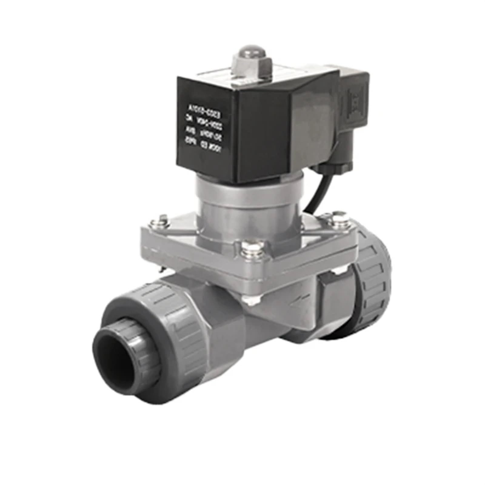 Weusanxpl Dual Union-Ac220v Double Union Interface Valve Corrosion-Resistant Dc24 Solenoid Water Valve Dn15 Dn20 Dn25 Dn32 Dn40 Dn50