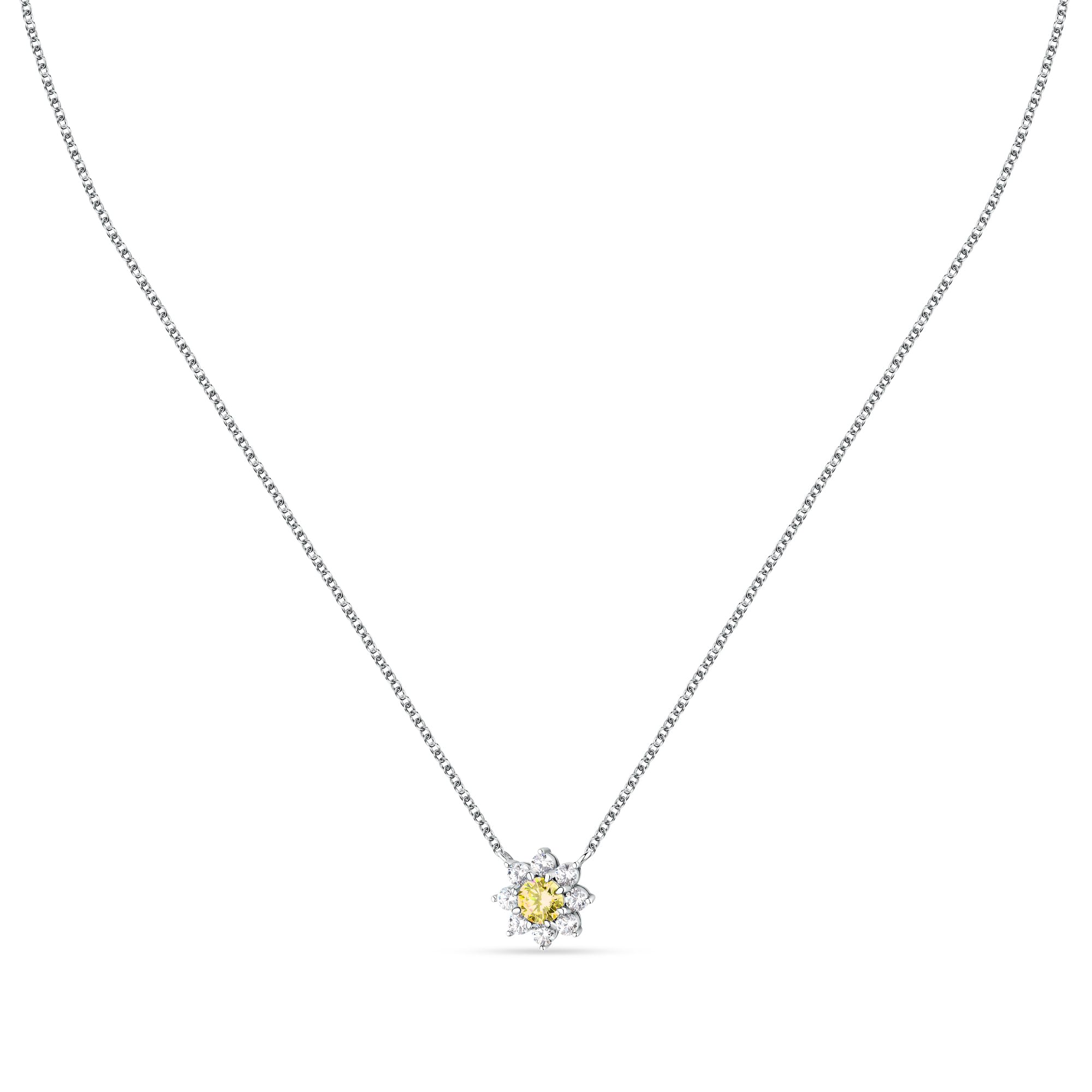 Morellato Collana da donna in argento 925% riciclato, con zirconi, collezione Tesori - SAIW184