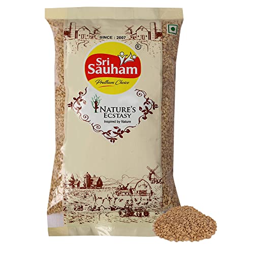 Image of Sri Sauham Premium Seeds - Natural Raw White Sesame Seeds - 200 Gram | Fresh, Antioxidant Rich, High in Phosphorus & Fibre Safed Til | Everyday Essentials | Vegan & Gluten Free