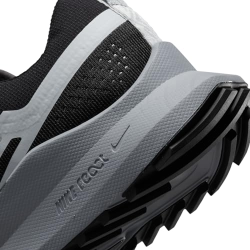 Nike Women's Trail Running Shoes React Pegasus Trail 4, Black/Aura-Dark Grey-Wolf Grey, DJ6159-001, 36.5 EU (6 US)