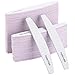 100 Packs 100/180 Grits Nail Files Professional Doubled Sides Emery Boards Coarse Nail Buffering File
