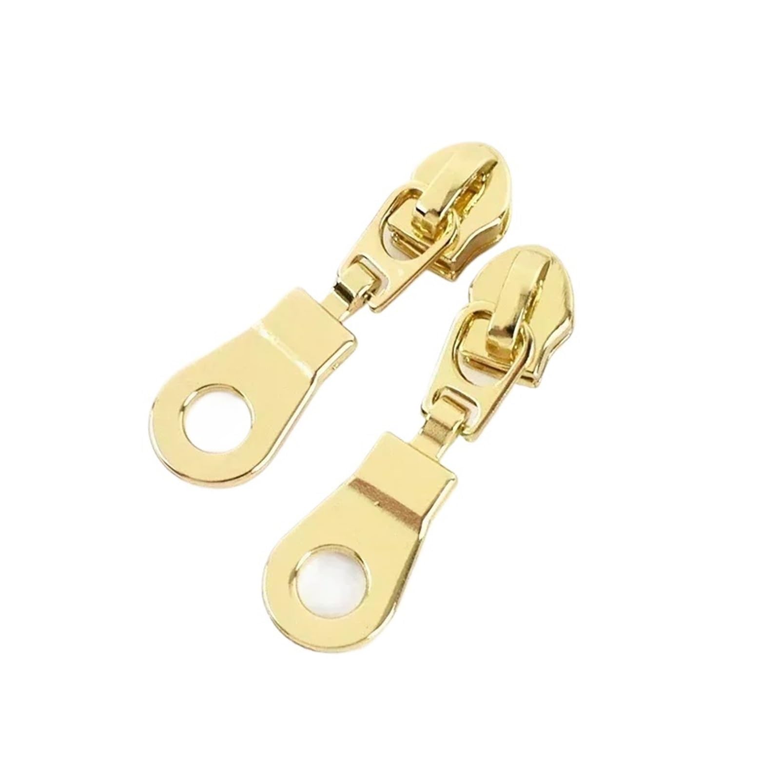 20 Pz 5# Cursore In Nylon for Cerniera for Borsa Giacca Cerniere Tirare Testa Scarpe Decorazione Zip Kit Di Riparazione Accessori for Cucire Fai Da Te(ZT179-LightGold)