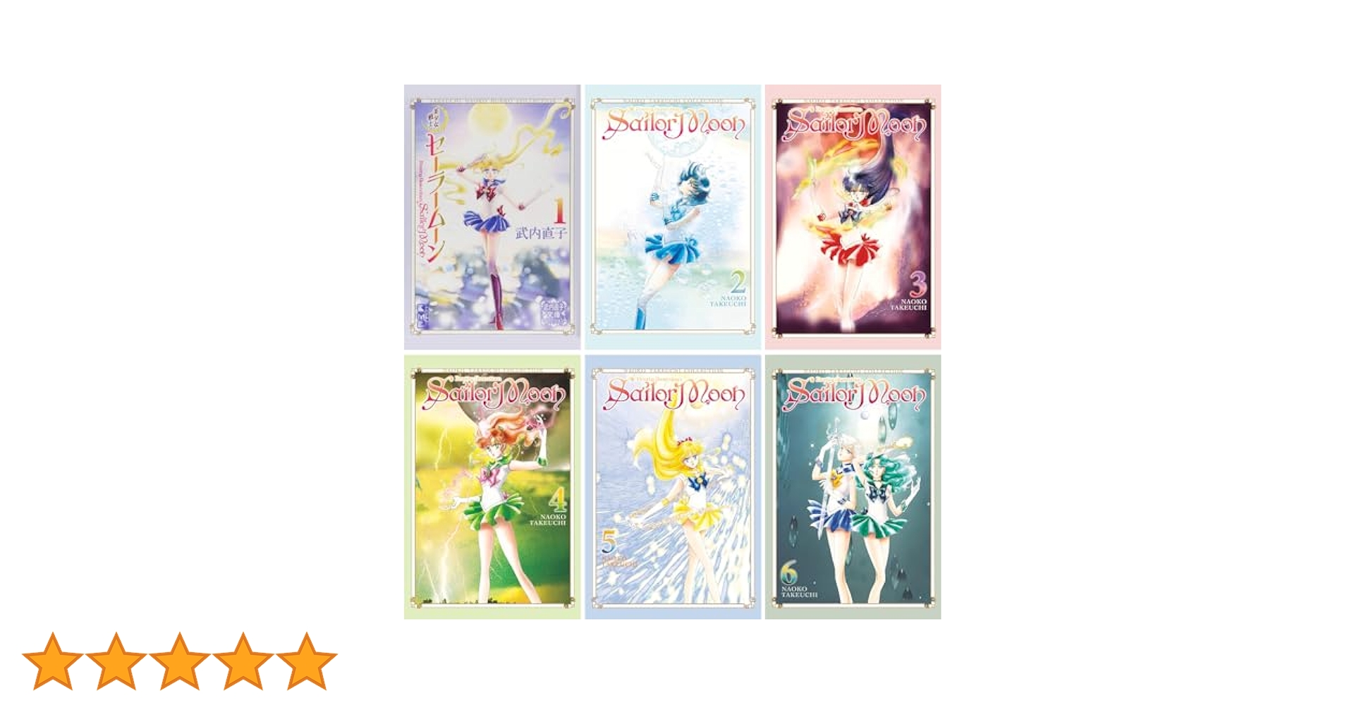 少女漫画 Sailor Moon Manga Box Set 1 Sailor Moon Box Set 1 (Vol. 1-6) by Naoko Takeuchi | Goodreads