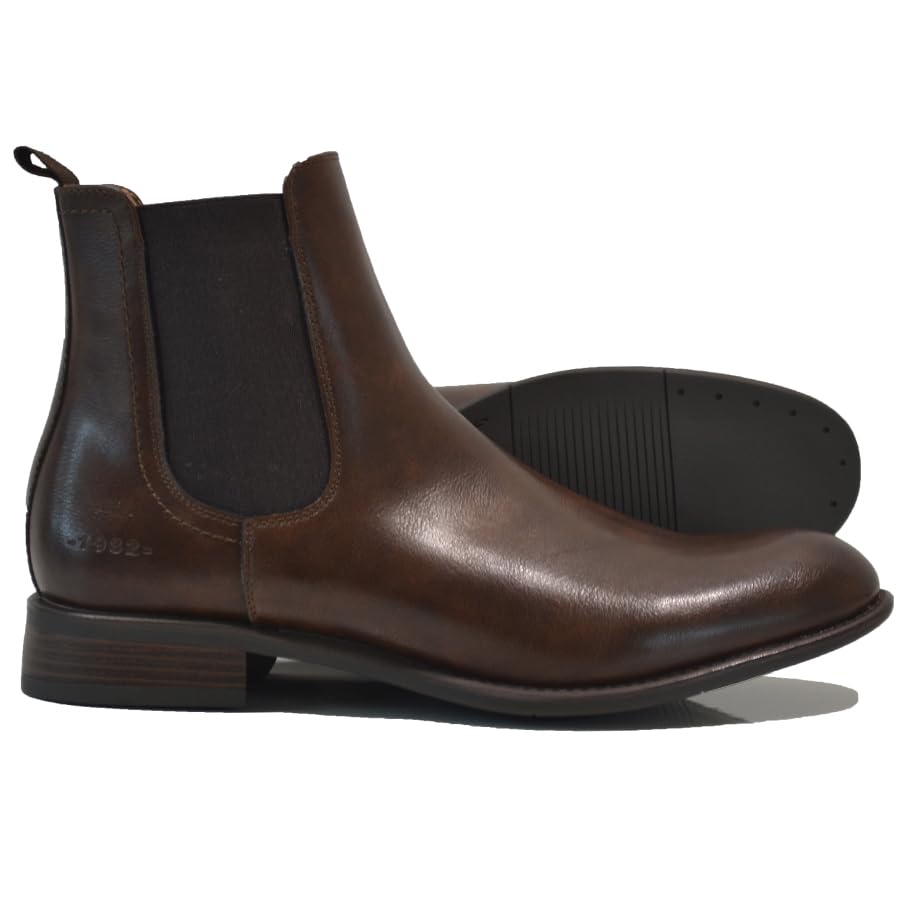 BARGAINS-GALOREMen's Formal Chelsea Boots - Classic, Comfortable, and Stylish Pull-On Boots with Memory Foam | Perfect for Any Occasion, Offering an Effortless and Chic Look