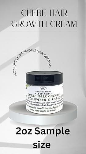 Miniatura 8 de Chebe Hair Growth CreamLeave in ConditionerWith Fermented Rice Water &amp; TallowChebeAloe VeraSea Moss (Unscented, 4 oz)