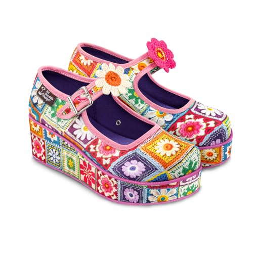 Image of Hot Chocolate Design Whimsical Women's Platform Mary Jane Shoes