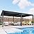 12' x 20' Louvered Pergola, Metal Outdoor Pergola with Adjustable Louvered Roof & Gutter System, Hardtop Patio Gazebo for Patio, Backyard, Deck, Garden, Dark Gray