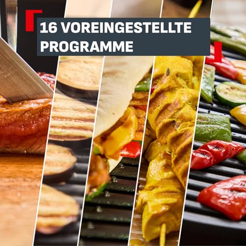 Tefal OptiGrill Elite XL Kontaktgrill, 16 Programme, Digitales Display mit Garstufenanzeige, abnehmbare XL-Platten, Grillboost-Funktion… – Ansicht 5