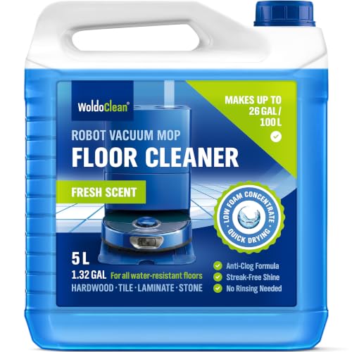 WoldoClean Detergente Robot Aspirador Fregasuelos - Limpiador Suelos 5L