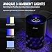 FreAire Air Purifiers for Bedroom, Air Purifiers for Home with Lights, HEPA Air Purifier Removes Dust Smoke Pollen Dander Smell, for Home/Pets/Bedroom