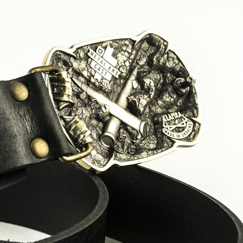 Leather Belt with Land of the free because of the brave belt buckle, Gadsden rattlesnake banner, Brave American buckle, USA western cowboy belt3