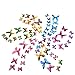 Pegatinas de Pared 72 Piezas 3D Mariposa Luminosa Wall Stickrs Decorativos de Pared Removible Mural de Arte Artesania Bricolaje Pegatinas Decoracion
