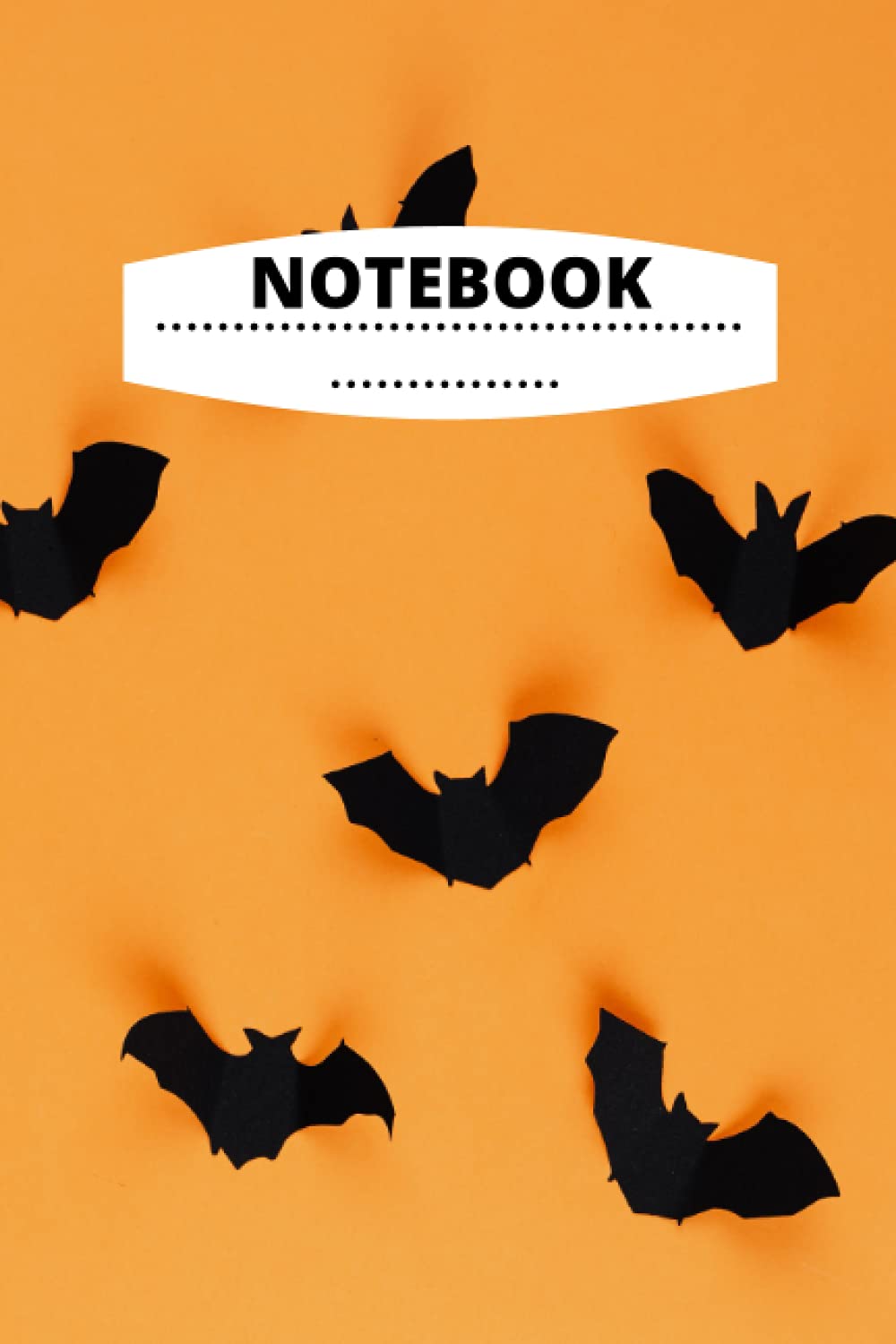 Bat Bats Halloween Spooky Notebook Journal Lined 6" x 9" Book