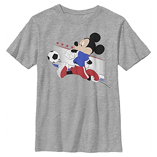 Disney Characters France Kick Boy's Heather Crew Tee