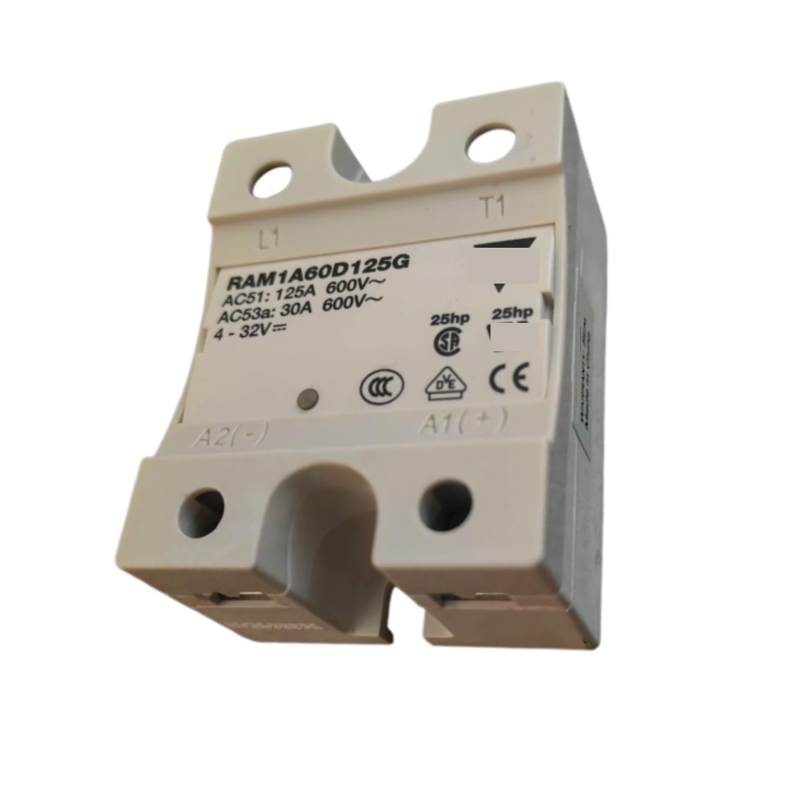 HKEJSJWA SSR Relay RAM1A60D125G 125A 600V, 4-32V Solid State Relay