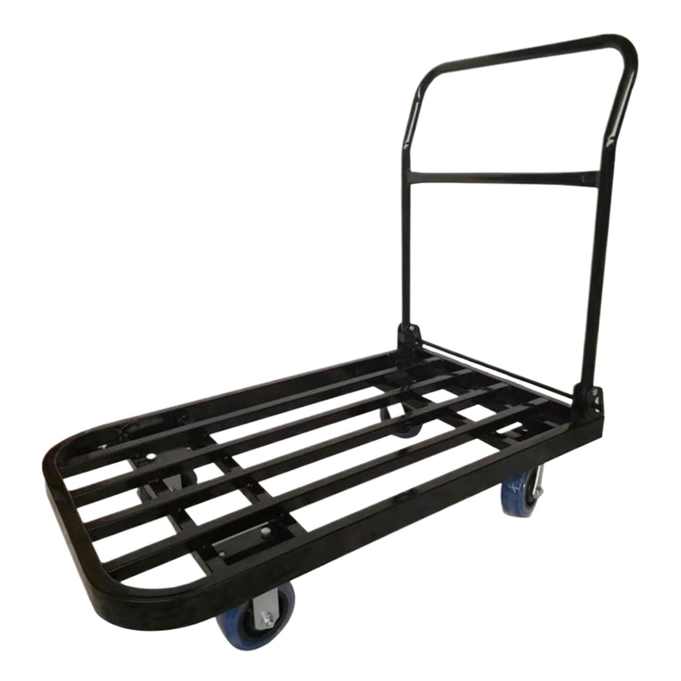 Garage Trolley Heavy Duty Platform Truck Moving Flatbed Cart Hollow Square Tube Platform Hand Truck