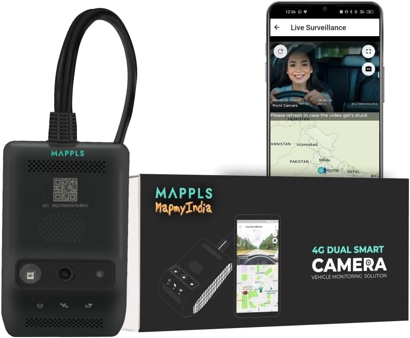 Mappls MapmyIndia CarEye Vehicle Dash Camera System 3 months